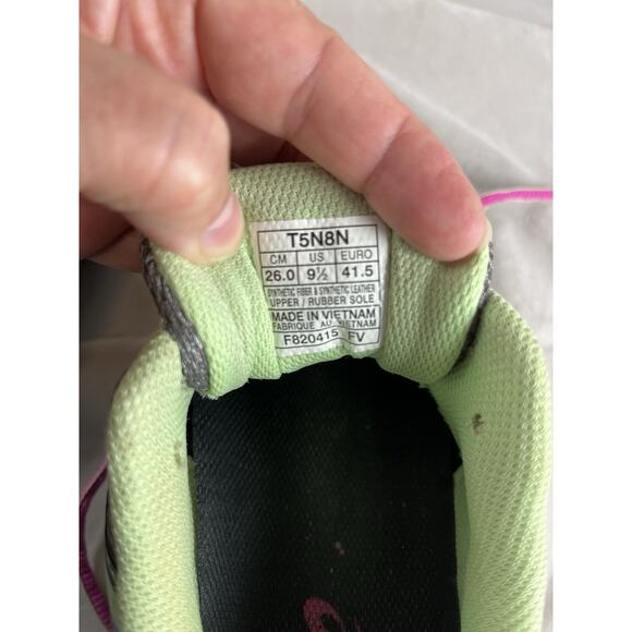 ASICS Gel Venture 5 Athletic Shoes Womens US Size 9.5 Bright Neon Trail Running - Picture 8 of 8